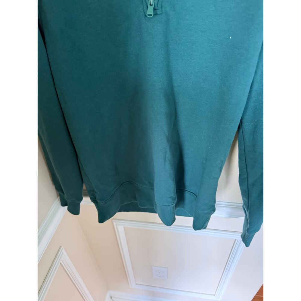 Vineyard Vines | Green Statement Christmas Plaid Collar Preppy Quarter Zip Sz S - Picture 4 of 8